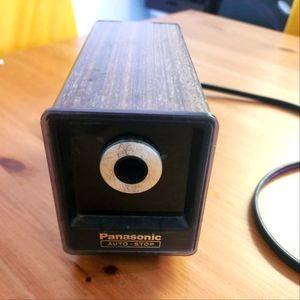 Vintage Rare Panasonic KP-77 Electric Pencil Sharpener w/ Auto Stop Japan
